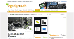 Desktop Screenshot of egadgets.ch
